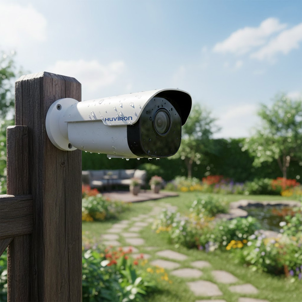 Camera BULLET hồng ngoại HUVIRON HU-NP344_I6E 3MP lắp ngoài sân vườn