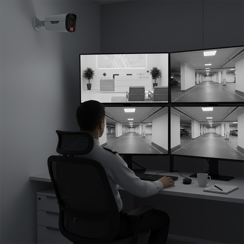 Camera HUVIRON HU-NP442DMFT_3E ghi hình ban đêm sắc nét