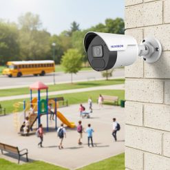 Camera HUVIRON HU-NP541DMST_I5E 5MP giám sát tại trường học