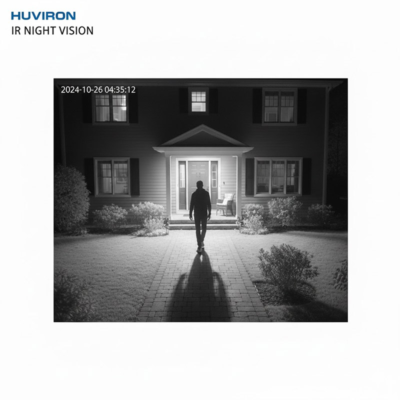 Camera hồng ngoại HUVIRON HU-NZ4325-I10E 4MP cho hình ảnh sắc nét vào ban đêm