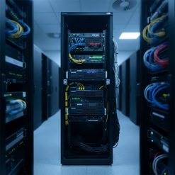 Đầu ghi hình Huviron HU-RNR16264M được lắp đặt trong tủ rack