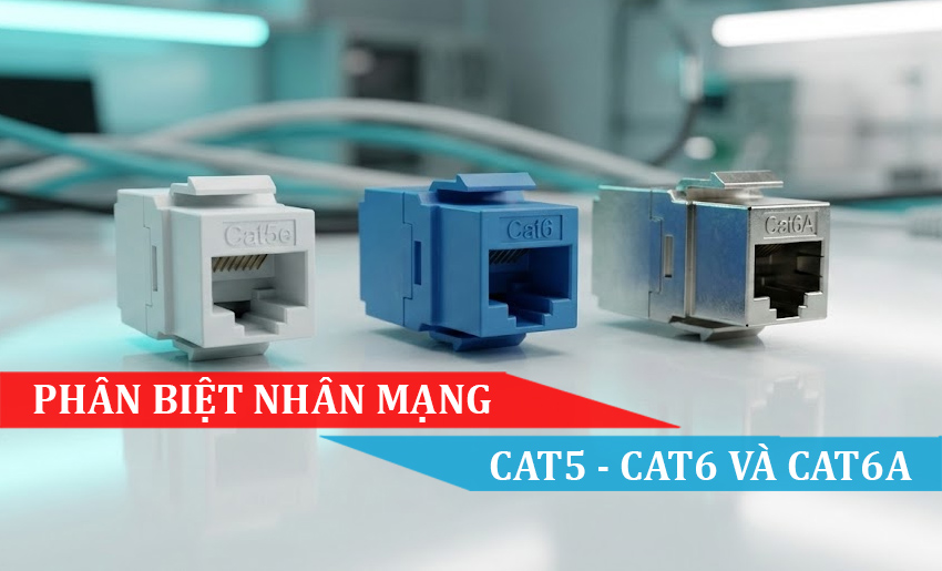 phân biệt nhân mạng cat5 cat6 và cat6a