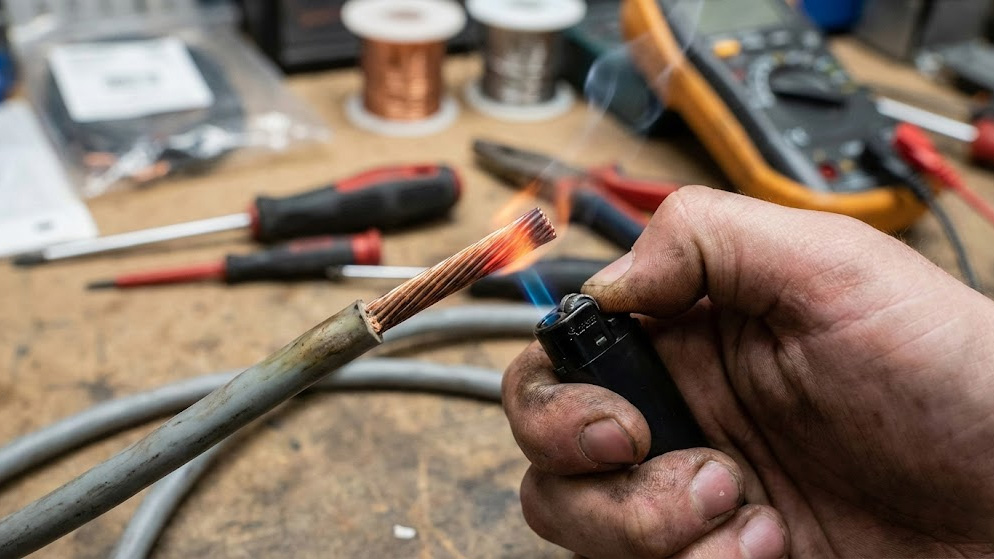 test thử dây dẫn đồng nguyên chất