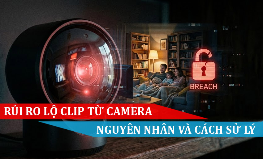 rủi ro lộ clip từ camera giám sát gia đình