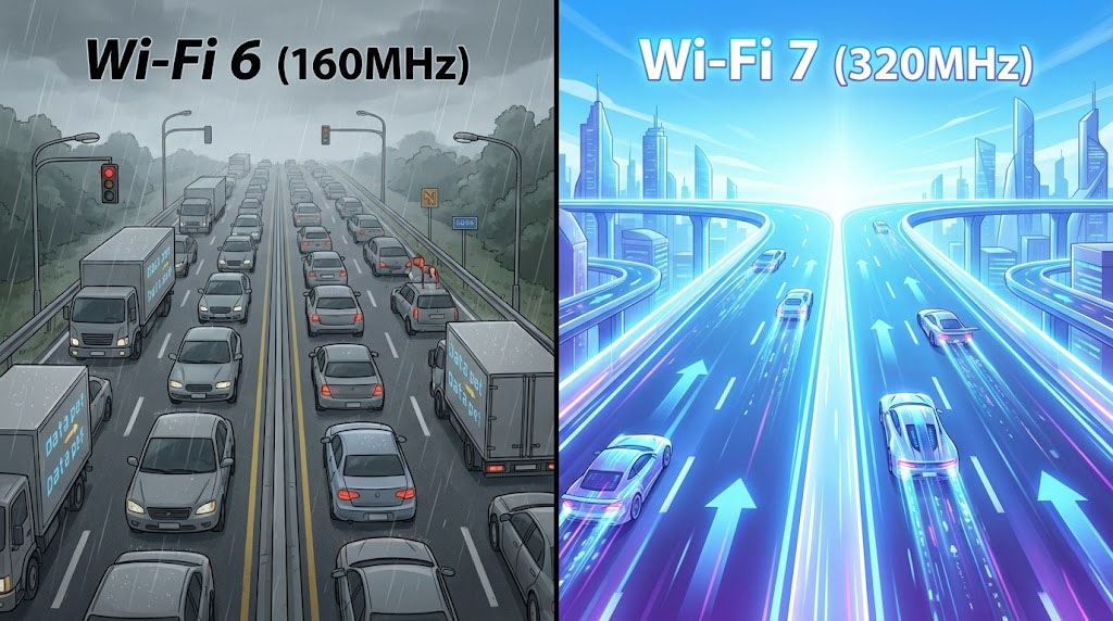 so sánh wifi 6 và wifi 7
