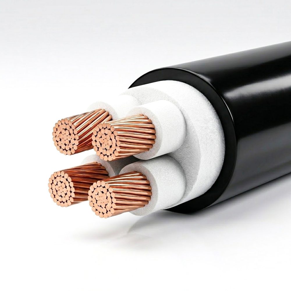 Cáp điện 3 + 2 lõi hạ thế CXV