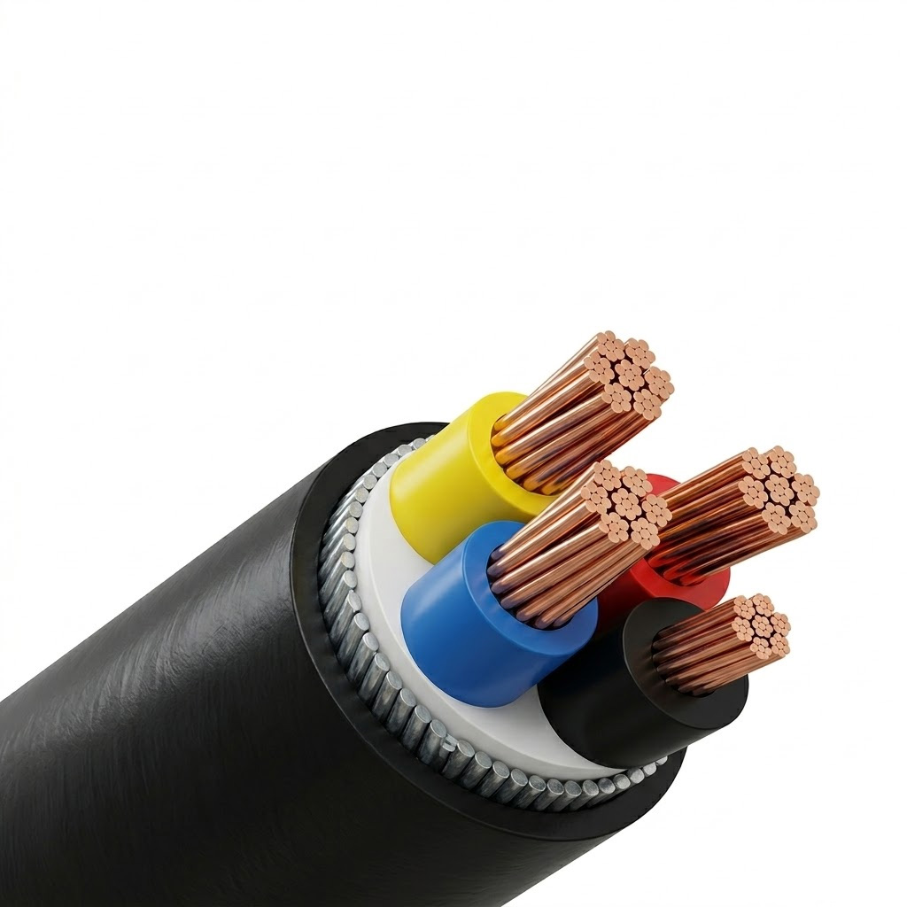 Cáp điện 3+1 lõi hạ thế CXV Cáp điện 3+1 lõi hạ thế CXV