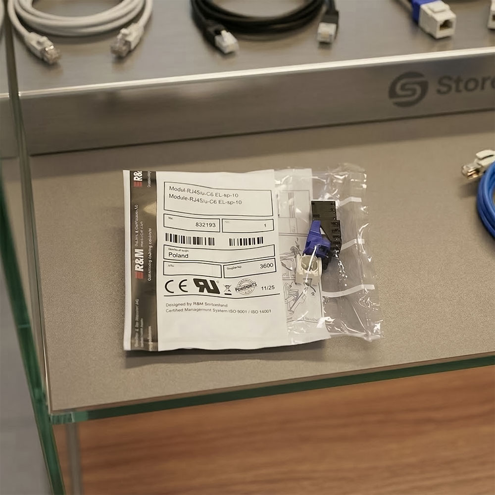 Module RJ45 Cat6 R&M R832193 được bày bán tại cửa hàng Module RJ45 Cat6 R&M R832193 được bày bán tại cửa hàng