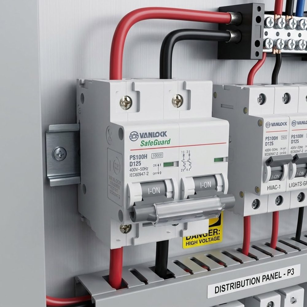 PS100H 2 cực đã được lắp đặt