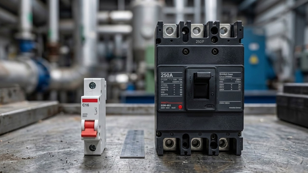 So sánh Trực quan MCB và MCCB