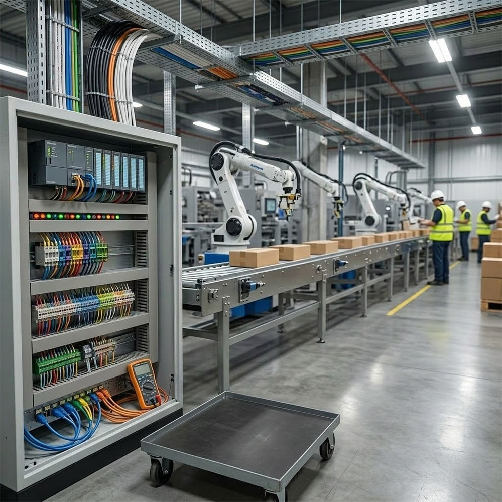 Ứng dụng thực tế của Cáp điều khiển Hosiwell 22AWG 1Pair 8013