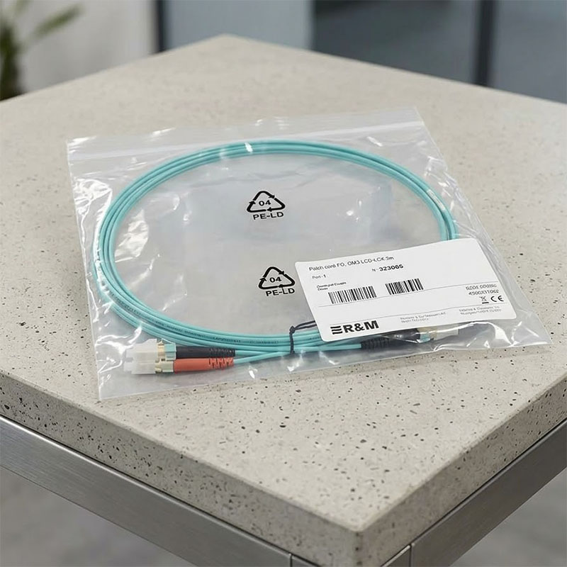 ảnh chụp thực tế Dây nhảy quang R&M FO OM3 LCD LCD 323065