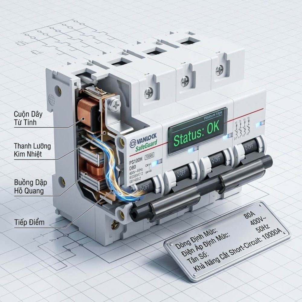cấu tạo ps100h 4 cực