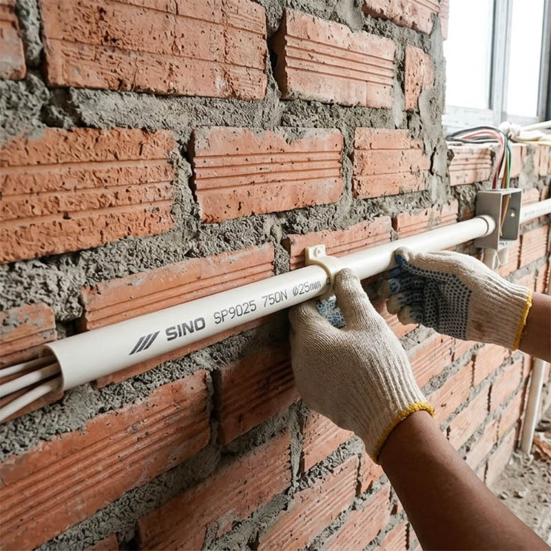 ong-nhua-cung-luon-day-dien-Sino-P9025-ung-dung-trong-he-thong-dien-dan-dung