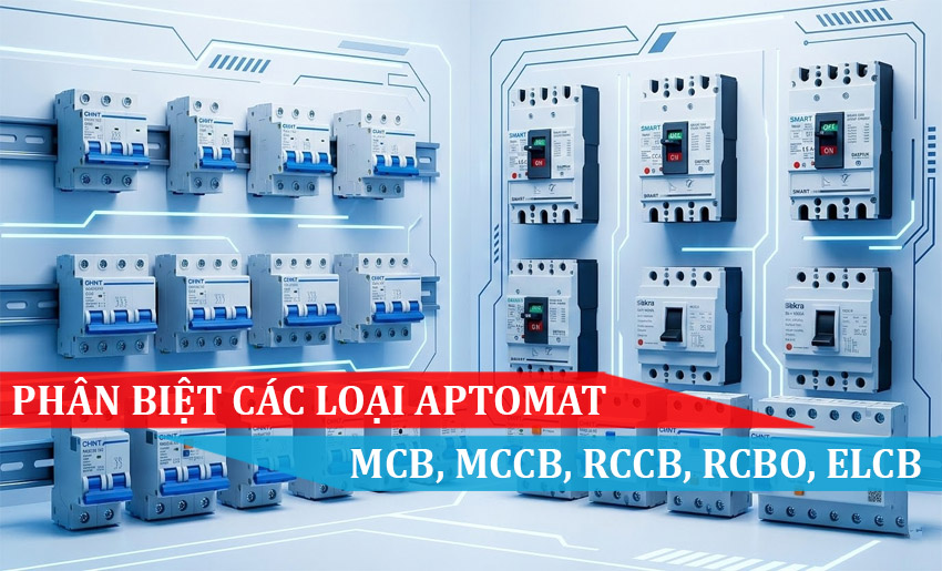 phân biệt các loại aptomat