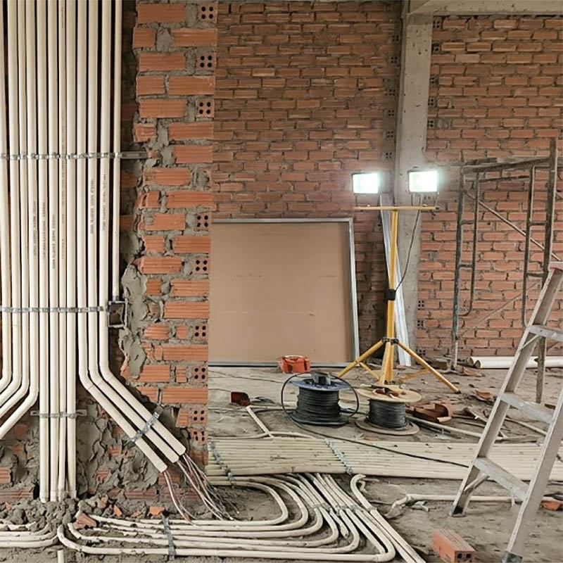 ứng dụng thực tế của Ống nhựa cứng luồn dây điện Sino VL9032 320N....