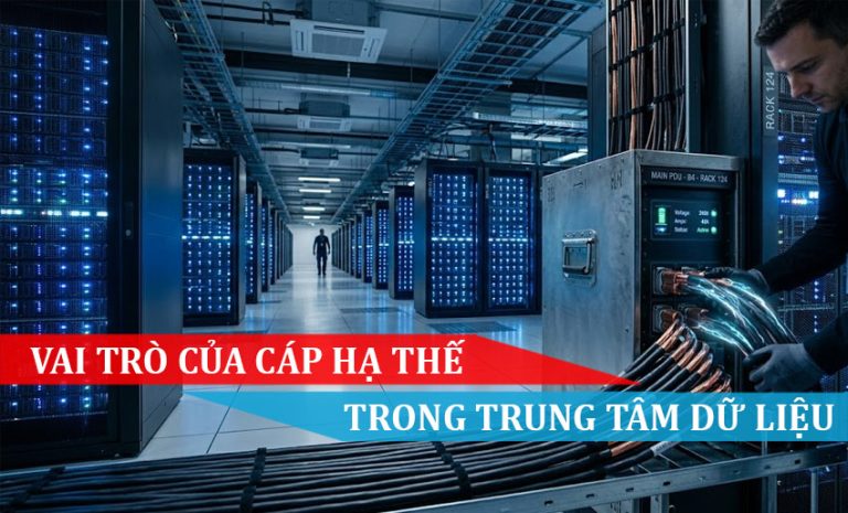 vai trò của cáp hạ thế trong trung tâm dữ liệu
