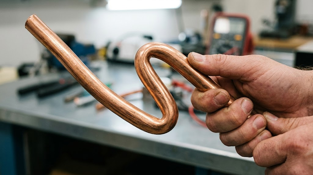 Bài test gập bẻ lõi đồng