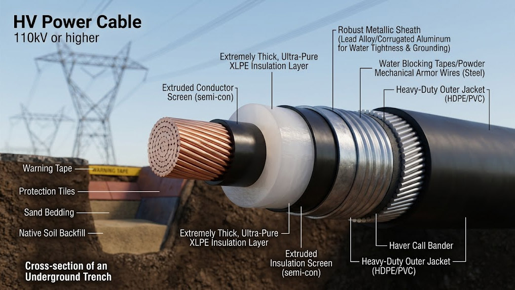 Cáp điện cao thế