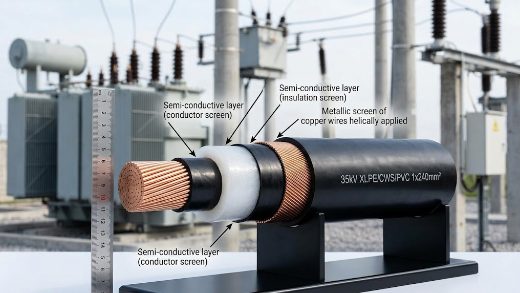 Cáp điện trung thế