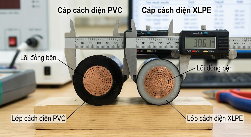 Hiểu đúng về vật liệu cách điện PVC và XLPE