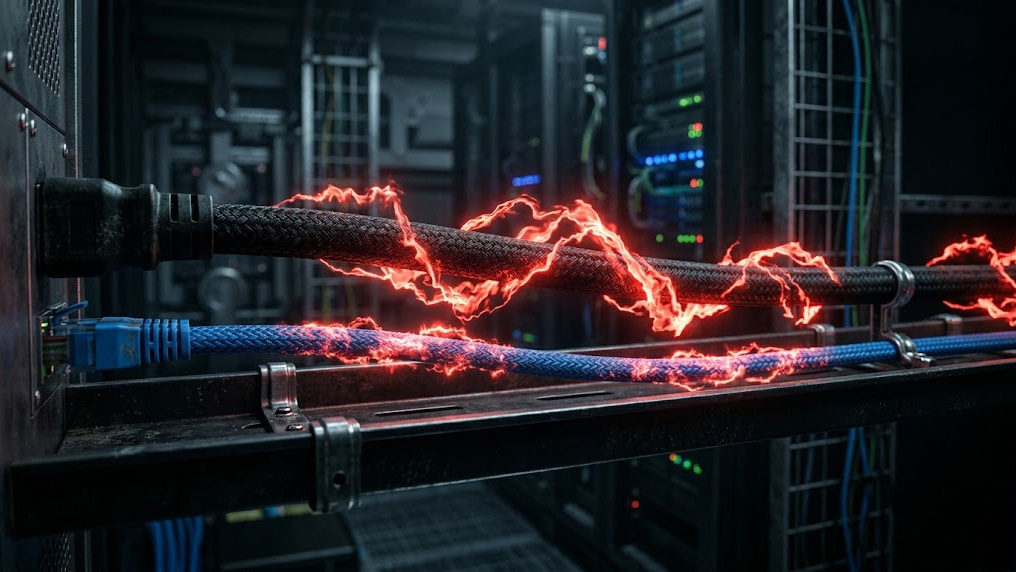 Tại sao cáp điện hạ thế lại gây nhiễu cho cáp mạng